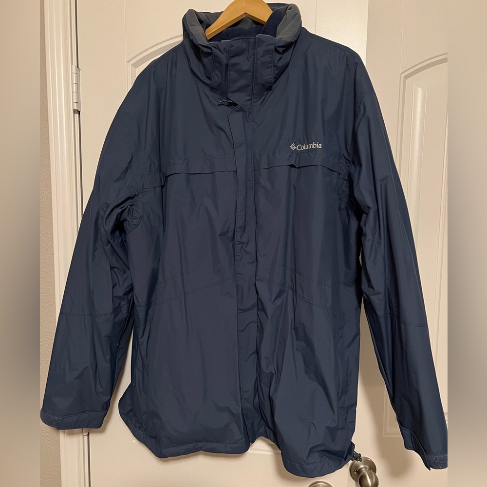 Men’s Columbia Coat Size XXL Blue
